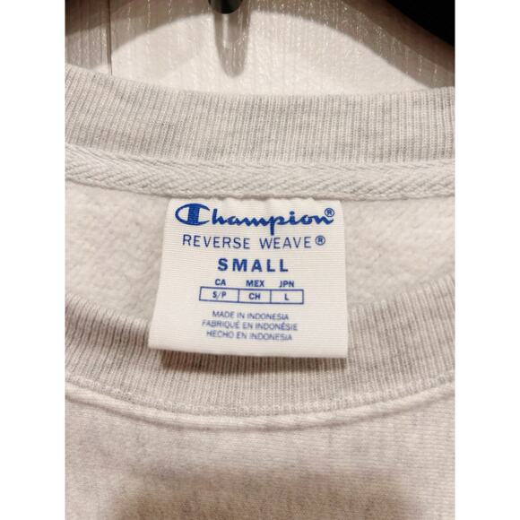 Champion Reverse Weave Crewneck Sweatshirt Gray Size Small - Picture 6 of 7